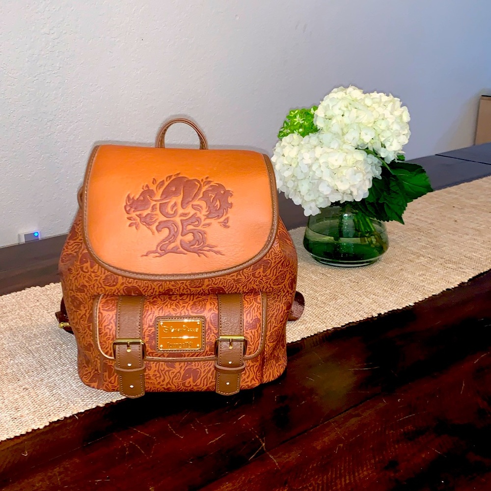 Loungefly Disney Parks Animal Kingdom 25th Anniversary Mini Backpack